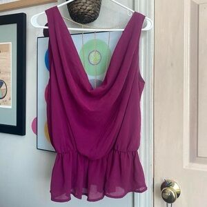 Elegant Purple Women's Top